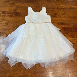 American Princess Ivory lace tulle dress size 4T